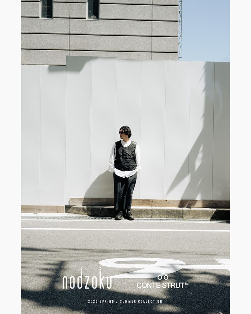 NODZOKU×CONTE STRUT  TACTICAL VEST -BLACK- BLACK M