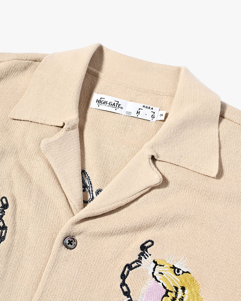 HIGH-GATE  SUKA KNIT SHIRT -OFF WHITE- OFF WHITE 1