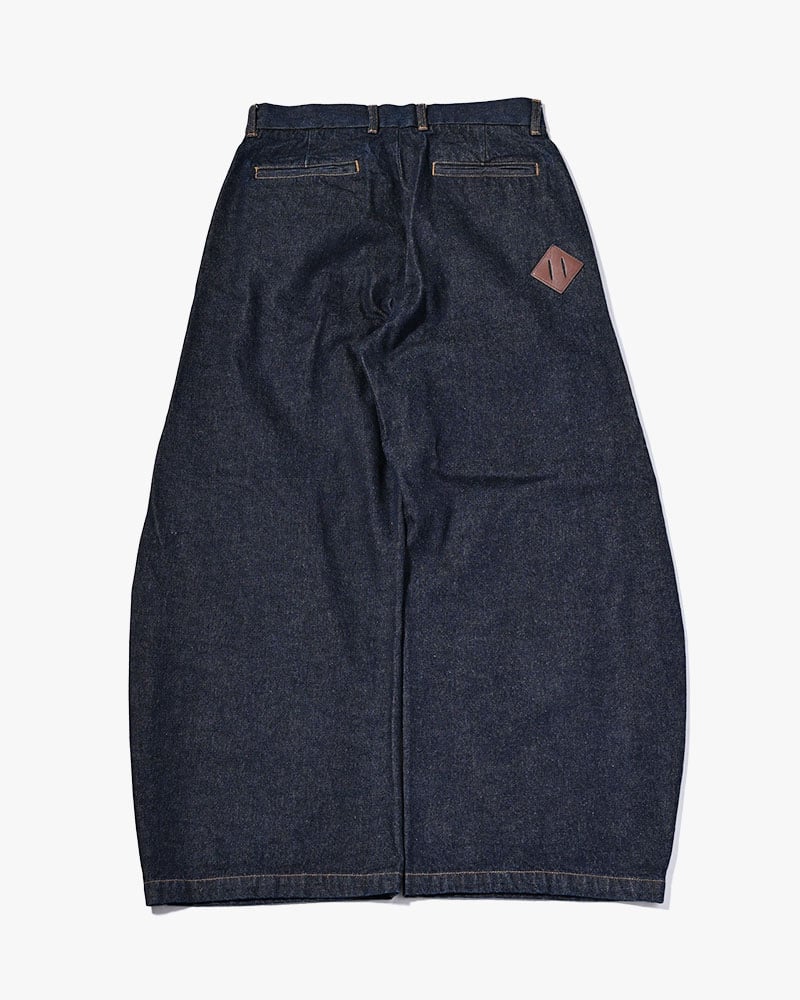 KOOI  HOLDER CURVE PANTS -INDIGO- INDIGO 1