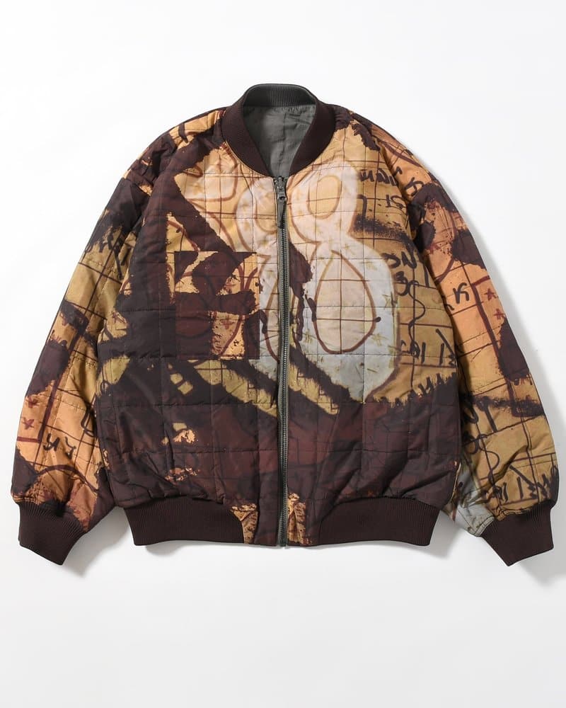 Perks And Mini  ADORNED REVERSIBLE BOMBER JACKET -DRABS- DRABS M