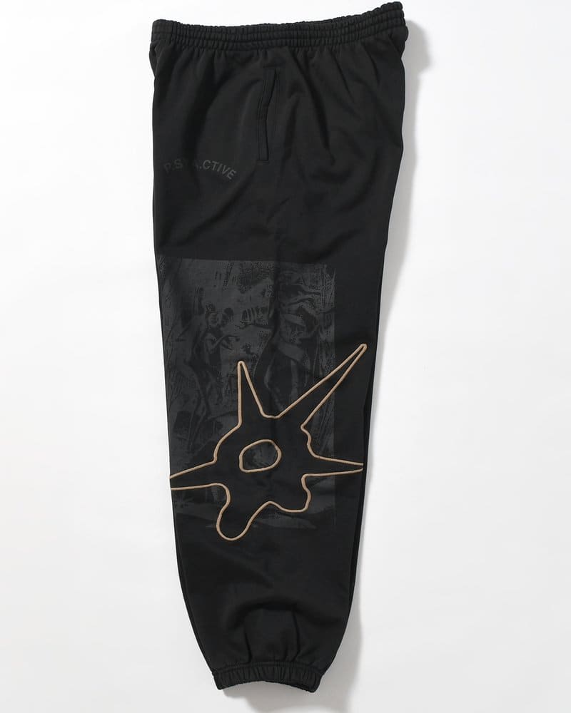 Perks And Mini  DECAL SWEATPANT -BLACK WASH- BLACK WASH M
