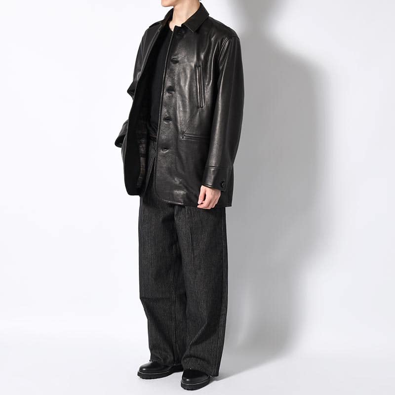 blackmeans×印  EX CAR COAT BLACK 3