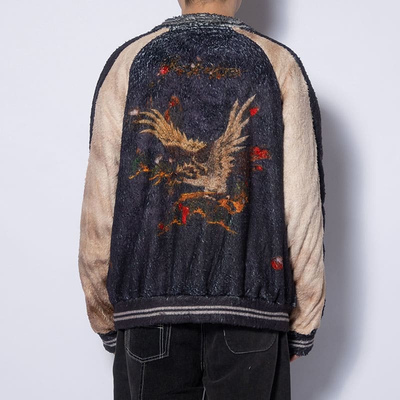 HIGH-GATE  TROMPE L'OEIL VINTAGE SUKA FLEECE ONE COLOR 1