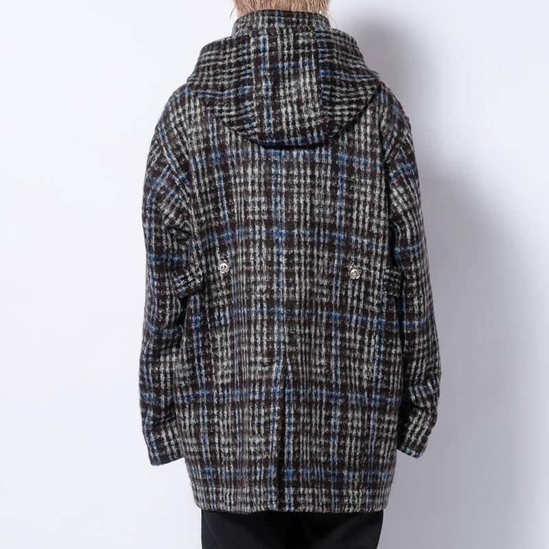 KOOI  2WAY DUFFLE COAT CHECK 1