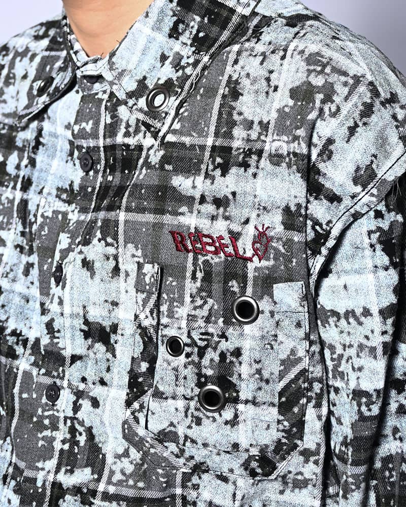 HIGH-GATE  DECADENT CHECK SHIRT BLACK 1