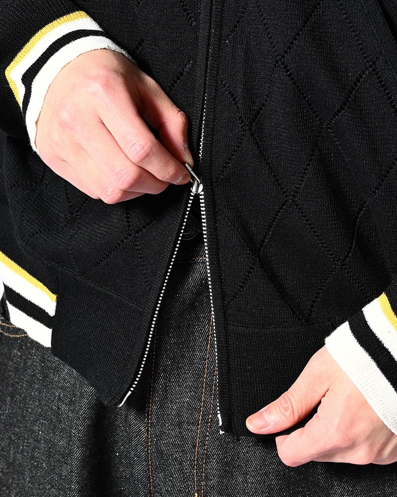 HIGH-GATE  KNIT SUKAJAN -BLACK- BLACK 1