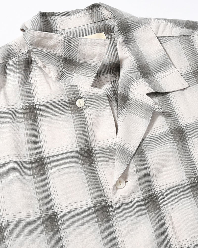 ANEI  IMI SHIRT PLAID -IVORY PLAID- IVORY PLAID 2
