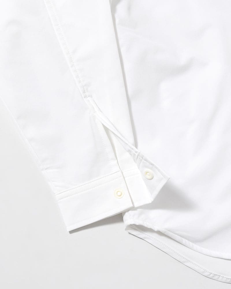 印  SNAP EASY SHIRT -WHITE- WHITE M