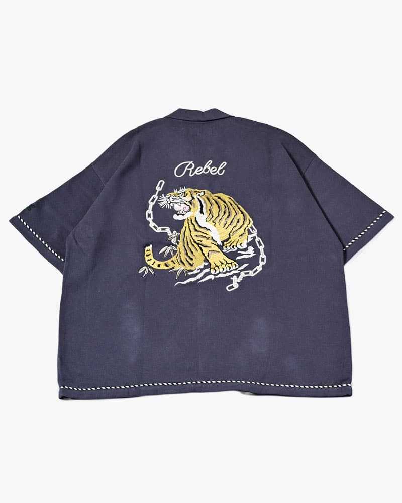 HIGH-GATE  SUKA KNIT SHIRT -BLUE- BLUE 1