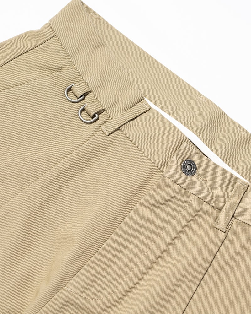 KOOI  HOLDER CURVE PANTS -BEIGE- BEIGE 1
