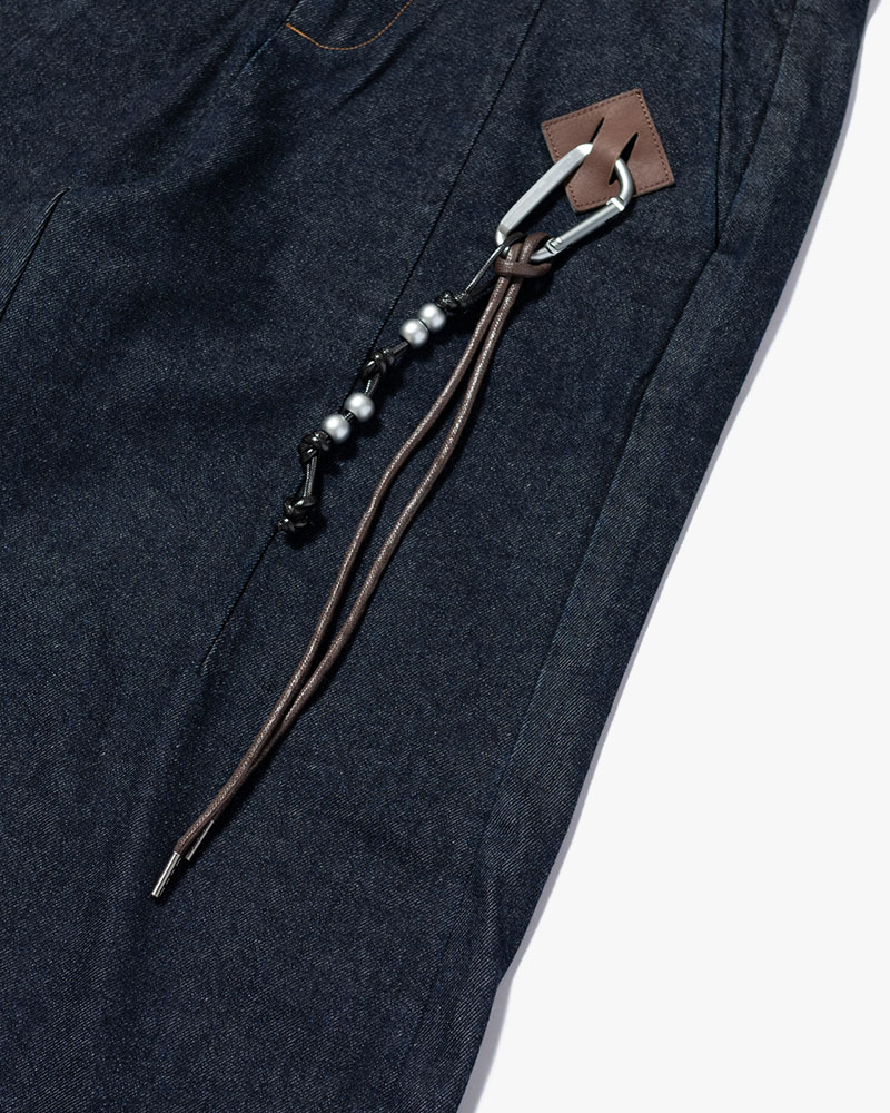 KOOI  HOLDER CURVE PANTS -INDIGO- INDIGO 1