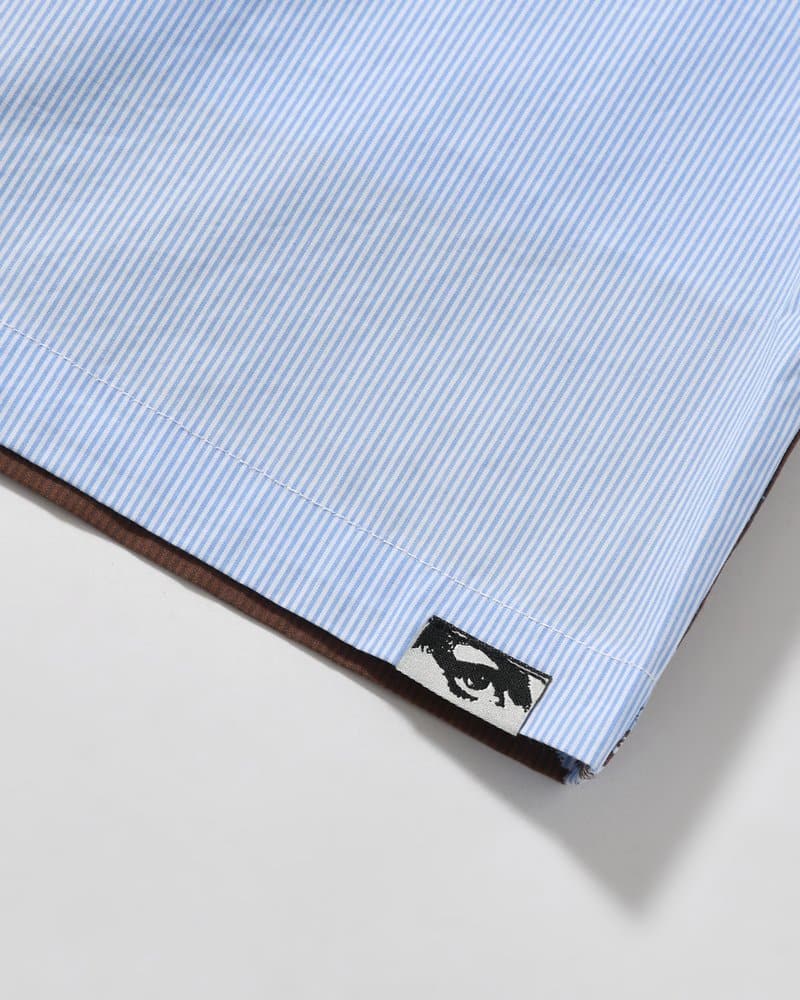 Perks And Mini  MECHANISM LS SHIRT -BLUE STRIPE- BLUE STRIPE M