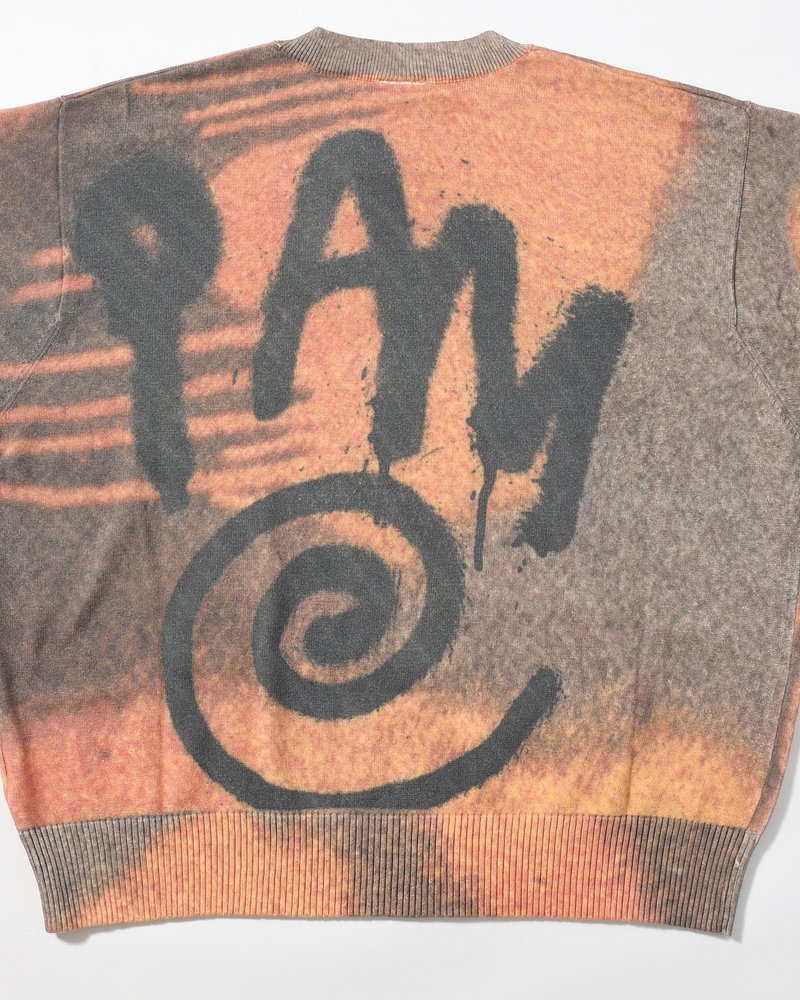 Perks And Mini  GETTING OVER PRINTED KNIT CREWNECK -MULTI- MULTI L