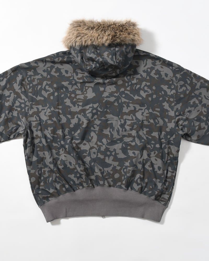 Perks And Mini  ABC FUR TRIM HOODED ZIP THRU SWEAT -ABC- ABC M