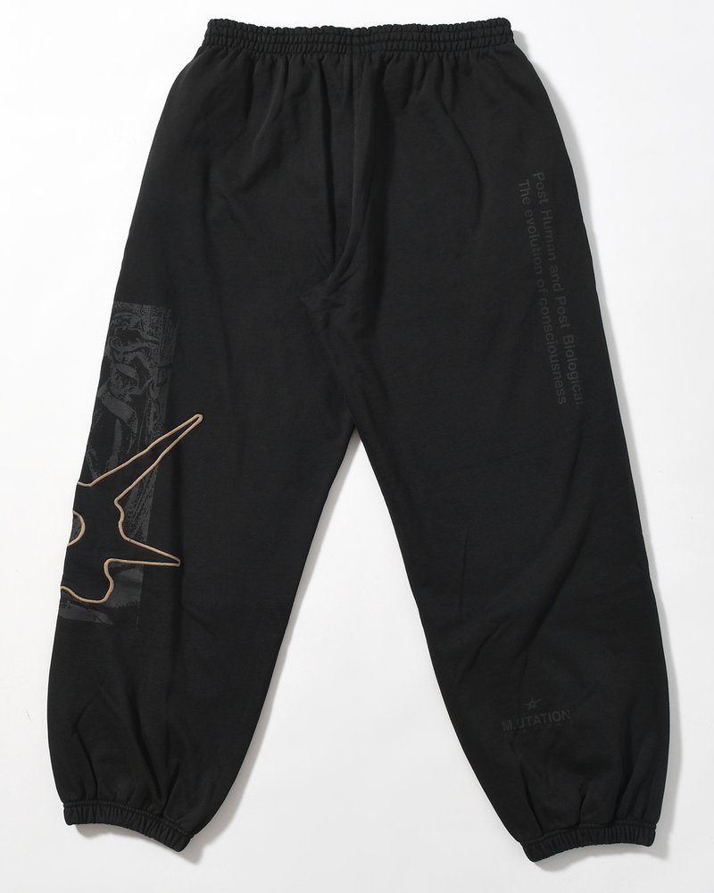 Perks And Mini  DECAL SWEATPANT -BLACK WASH- BLACK WASH M
