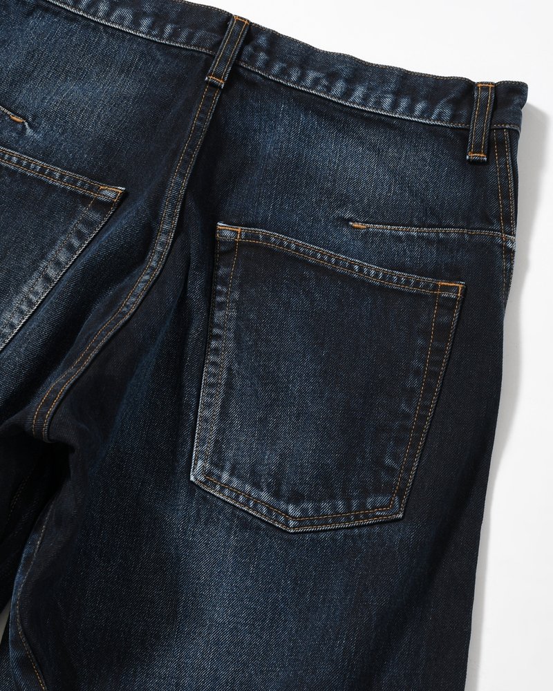 NVRFRGT  3D TWISTED WIDE LEG JEANS -DARK FADED INDIGO- DARK FADED INDIGO 1