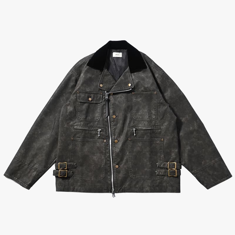 KOOI  FADE WORK JACKET BLACK 1