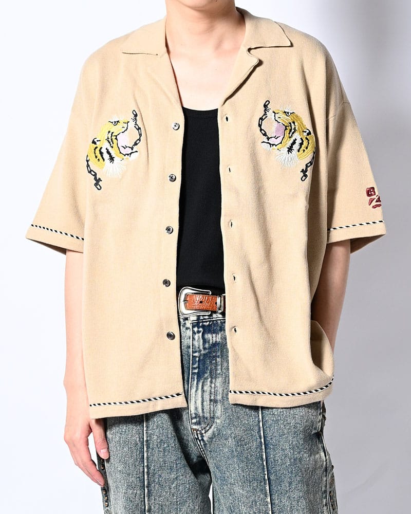 HIGH-GATE  SUKA KNIT SHIRT -OFF WHITE- OFF WHITE 1