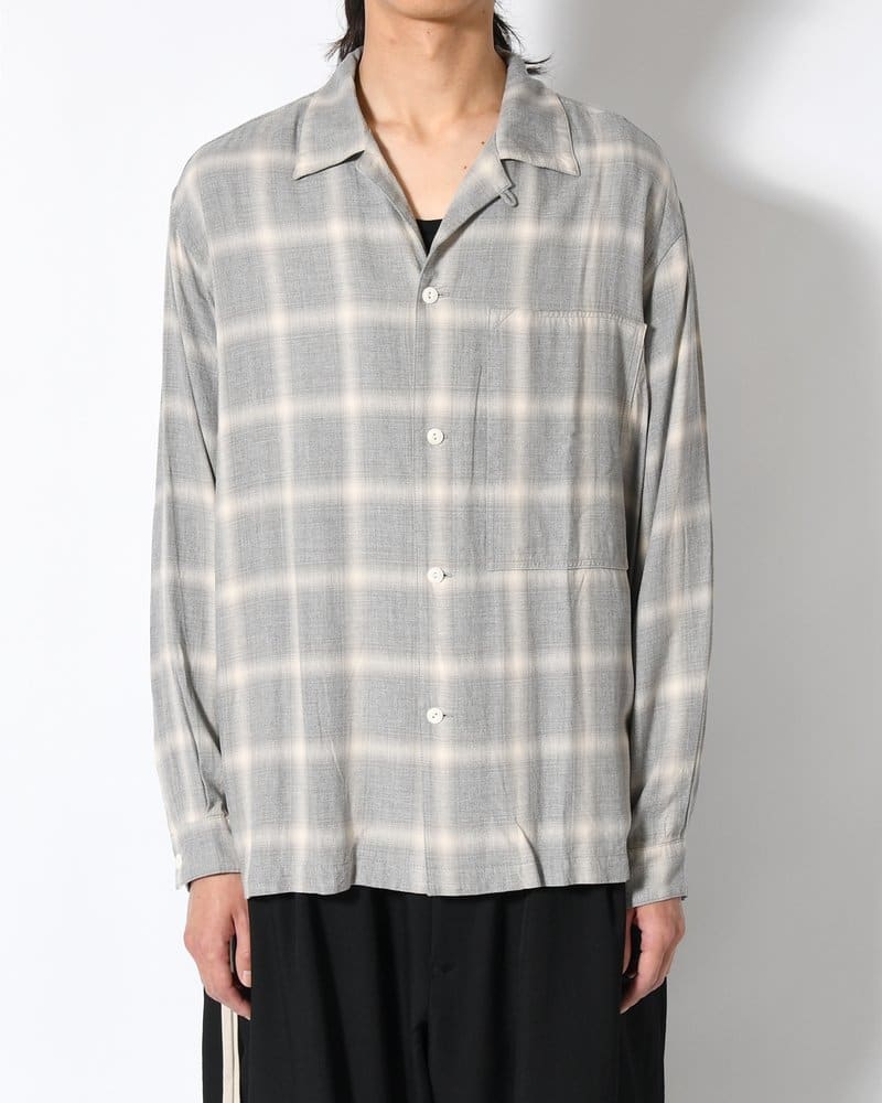 ANEI  IMI SHIRT PLAID -H.GREY PLAID- H.GREY PLAID 2