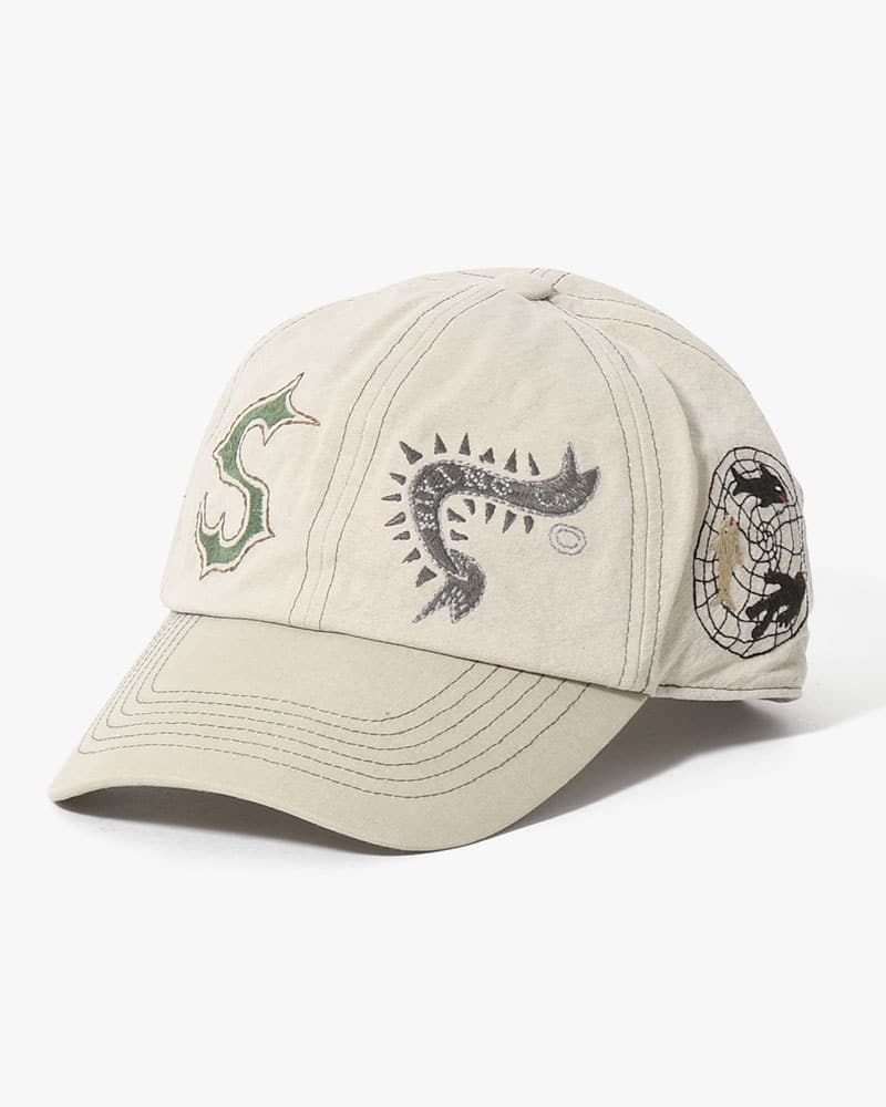 SOMEWHERE OUTSIDE HIKING COMPANY  SOHC EMBROIDERY CAP -IVORY- IVORY ONE SIZE