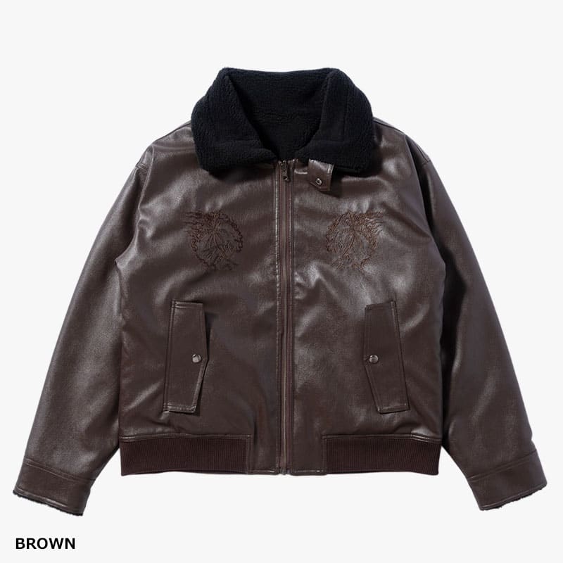 HIGH-GATE  REVERSIBLE FAKE MOUTON