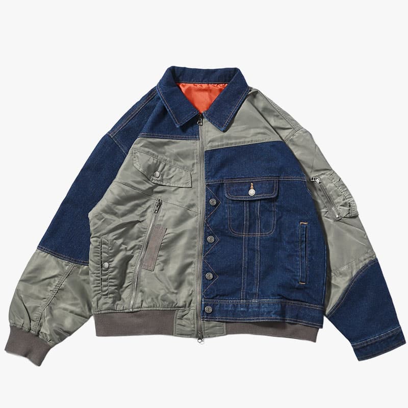 HIGH-GATE  REBUILD MA-1 TRUCKER JACKET