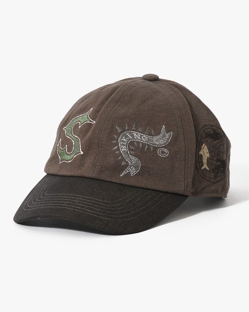 SOMEWHERE OUTSIDE HIKING COMPANY  SOHC EMBROIDERY CAP -D/BROWN-
