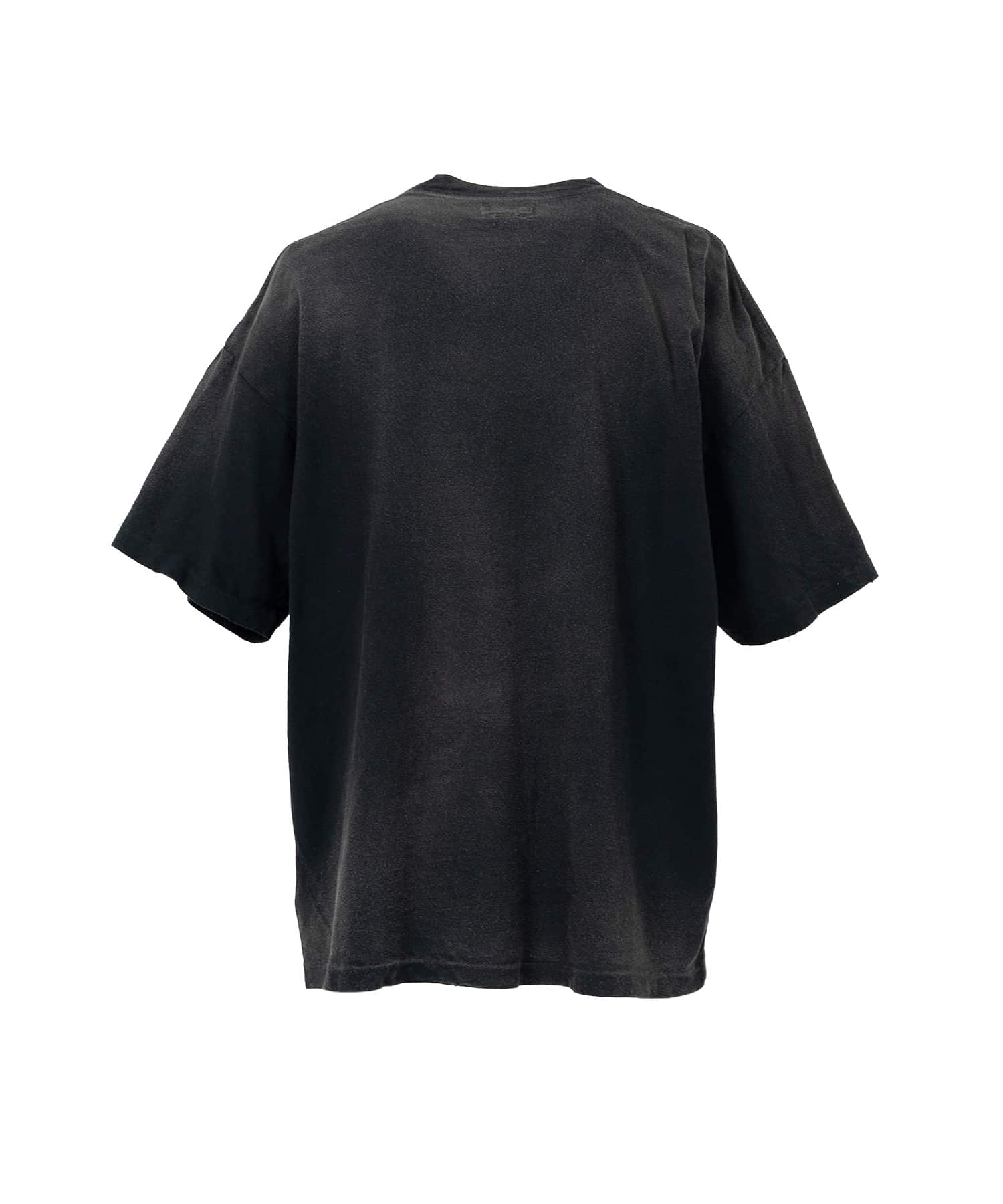 KAMIYA (カミヤ) / "Motorbike Messengers" Distressed T-shirt / G15TS083 / BLACK / XL	 BLACK XL