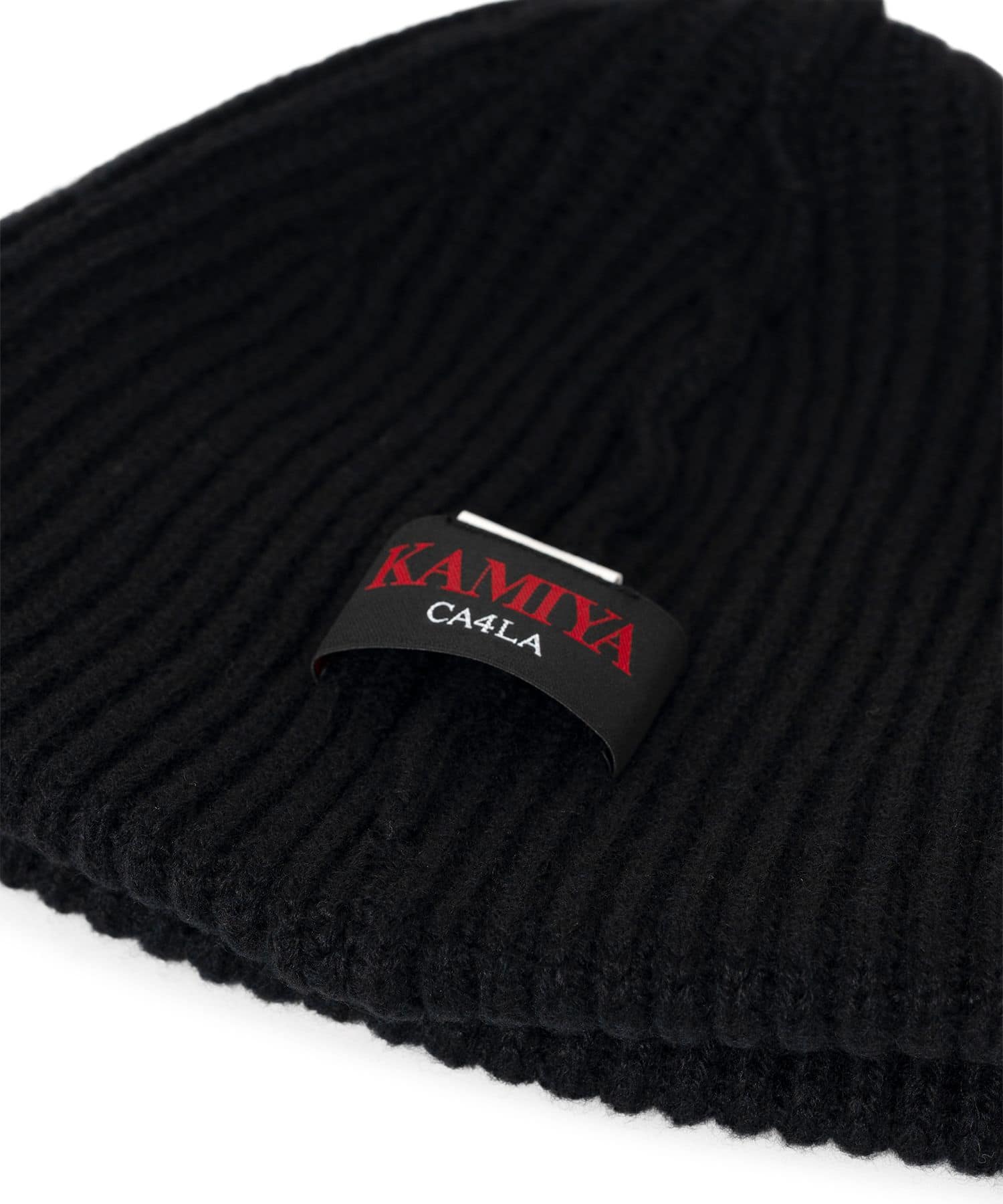 KAMIYA (カミヤ) / "KMY" Beanie / BLACK / FREE BLACK FREE