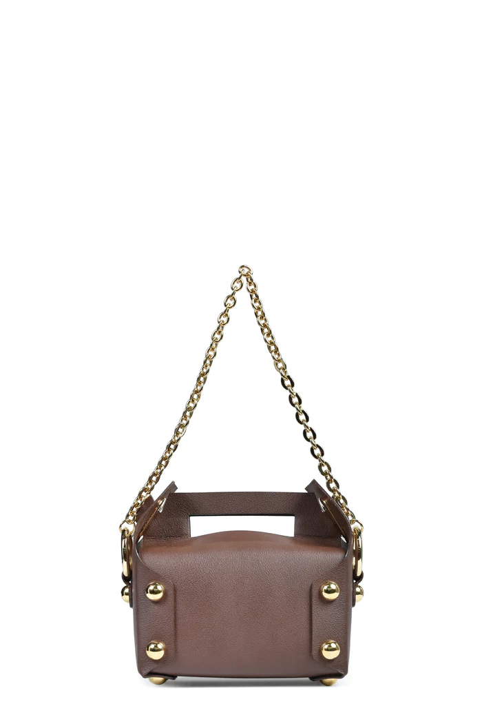 MASU (エムエーエスユー) / LEATHER CAKE BAG / M26U6OJ008 / FREE / CHOCOLATE BROWN FREE