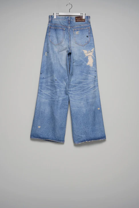 MASU (エムエーエスユー) / MB BAGGY JEANS ANGEL DAMAGE / INDIGO INDIGO 44