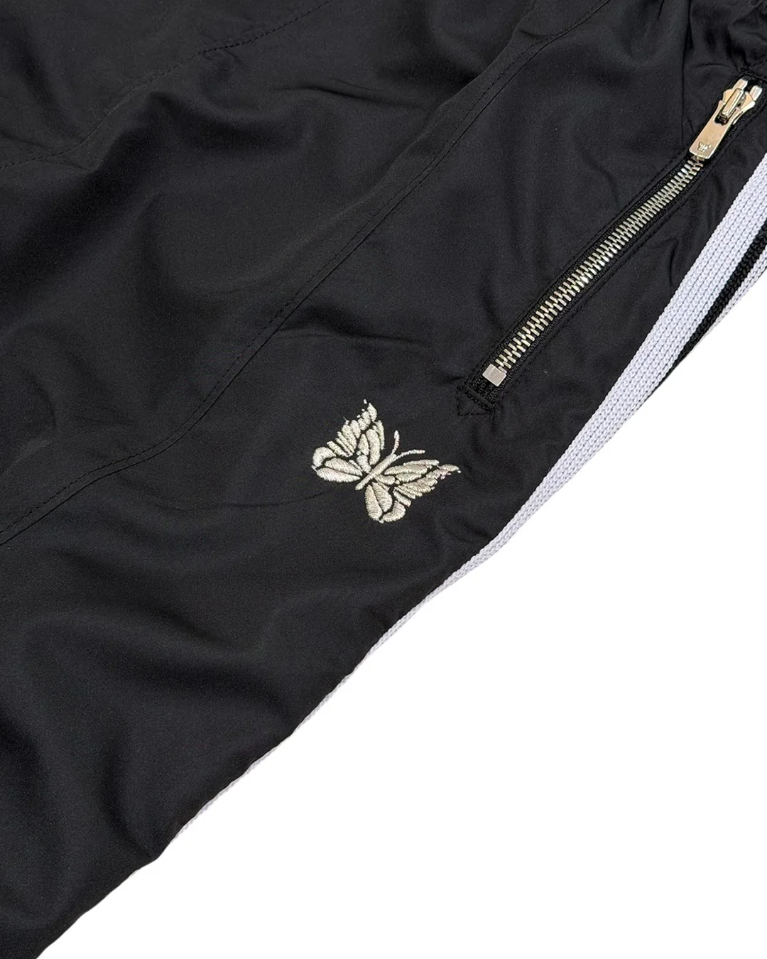 NEEDLES (ニードルズ) / EXCLUSIVE H.D NYLON TRACK PANTS / BLACK BLACK XS