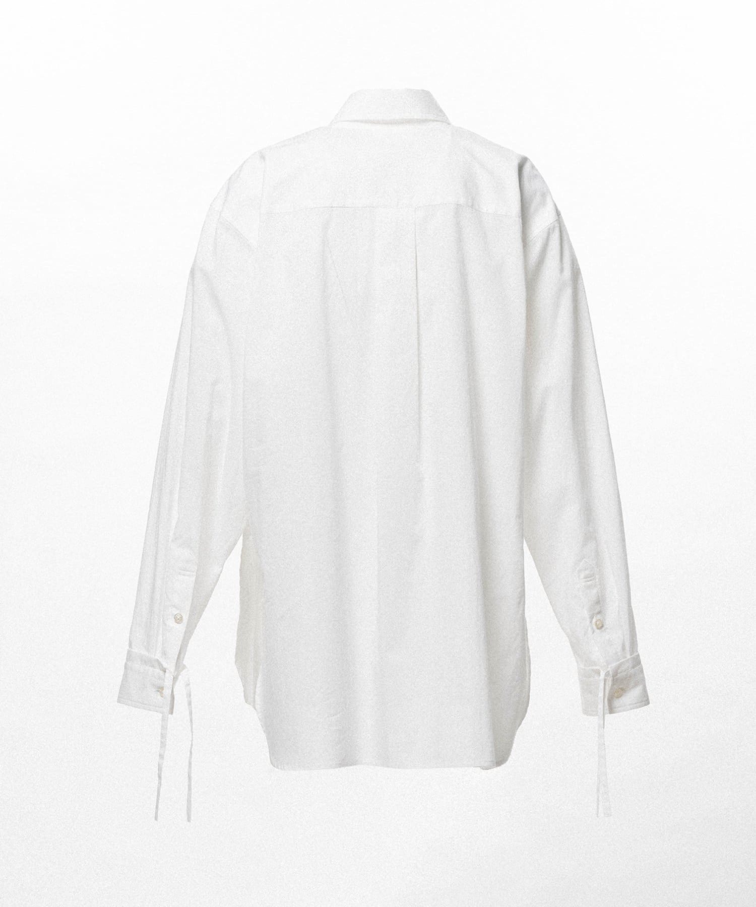  KAMIYA (カミヤ) / Drawstring Cuff Shirt / WHITE /S WHITE S