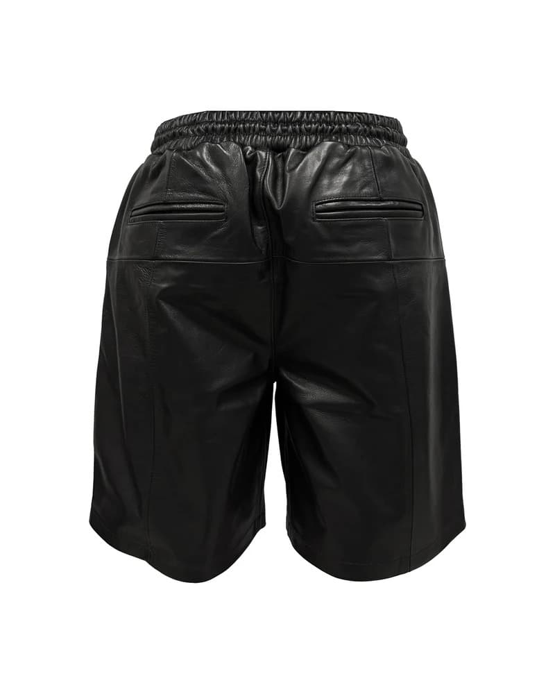 LAST NEST (ラストネスト) / Leather Shorts / BLACK / M BLACK M