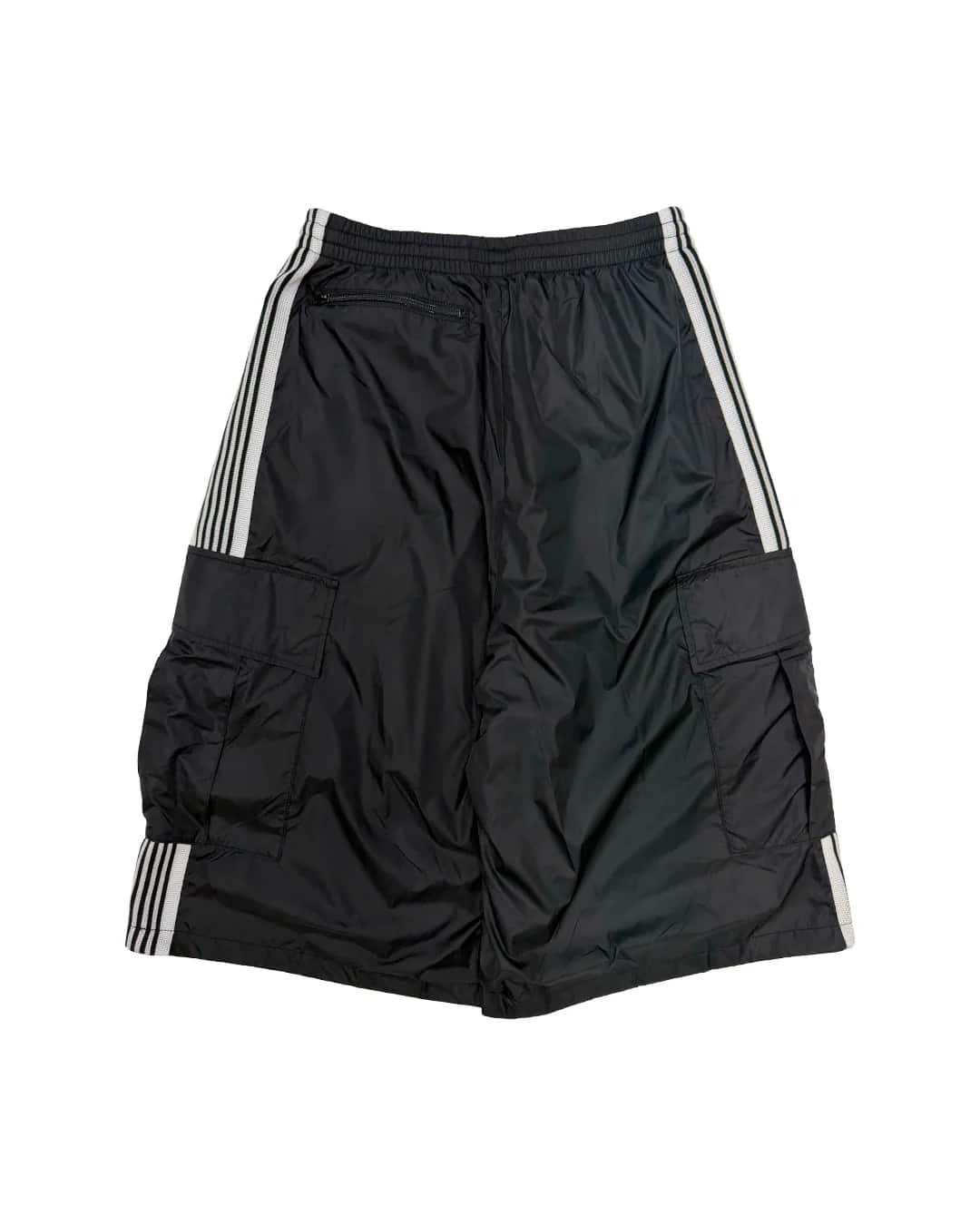 《EXCLUSIVE ITEM》 NEEDLES (ニードルズ) / EXCLUSIVE ITEM H.D. NYLON TRACK SHORT / BLACK BLACK XS