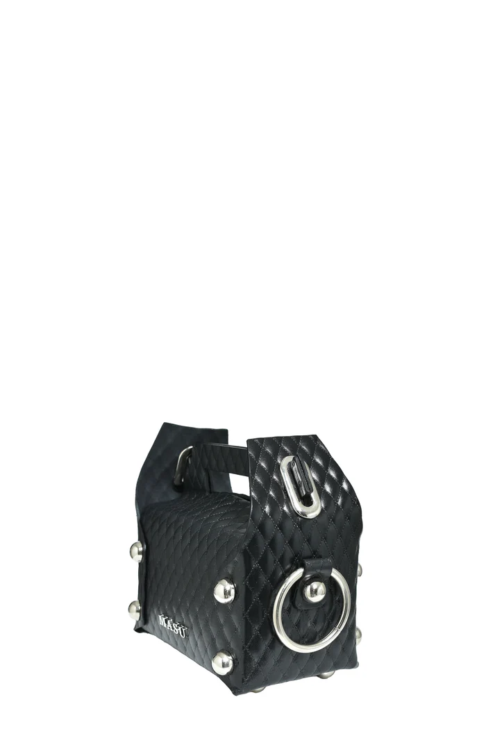 MASU (エムエーエスユー) / LEATHER CAKE BAG / M25F9OJ008 / BLACK / FREE BLACK FREE