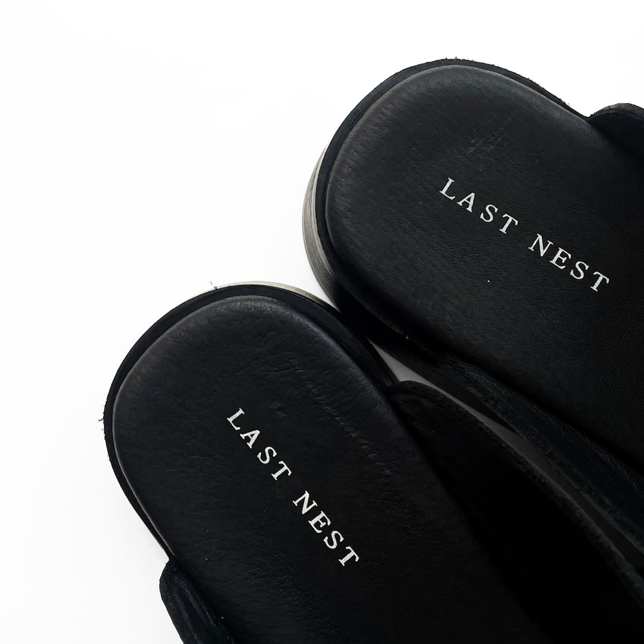 LASTNEST (ラストネスト) / Leather Mule / BLACK / 28 BLACK 28cm