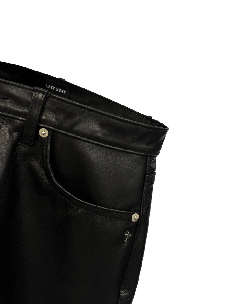 LAST NEST (ラストネスト) / Leather Pants  / BLACK BLACK M