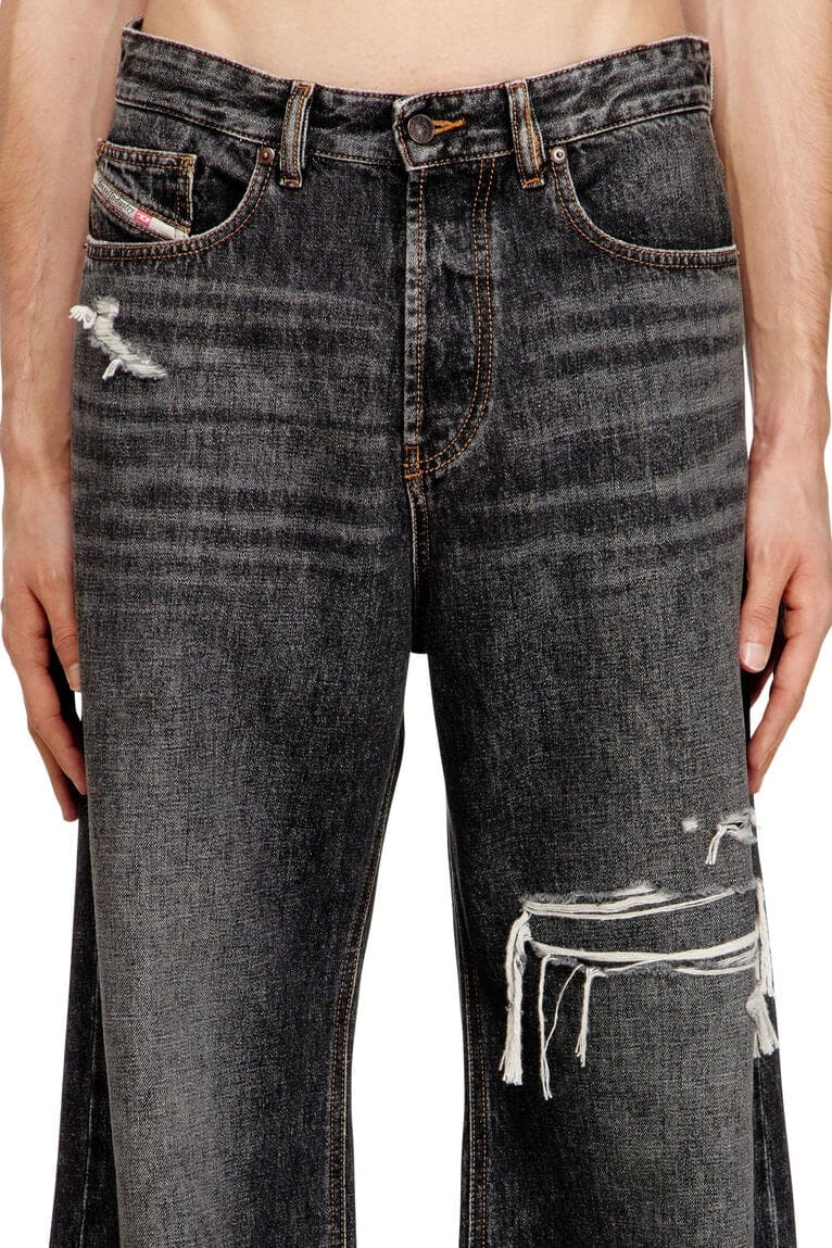 DIESEL (ディーゼル) / relaxed jeans d-rise 007dn/ A06370007DN / BLACK BLACK W26 / L30