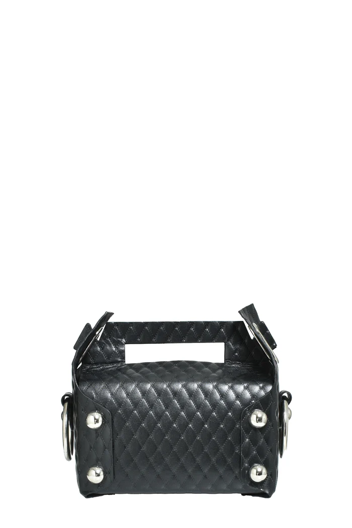 MASU (エムエーエスユー) / LEATHER CAKE BAG / M25F9OJ008 / BLACK / FREE BLACK FREE