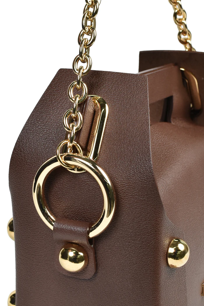 MASU (エムエーエスユー) / LEATHER CAKE BAG / M26U6OJ008 / FREE / CHOCOLATE BROWN FREE