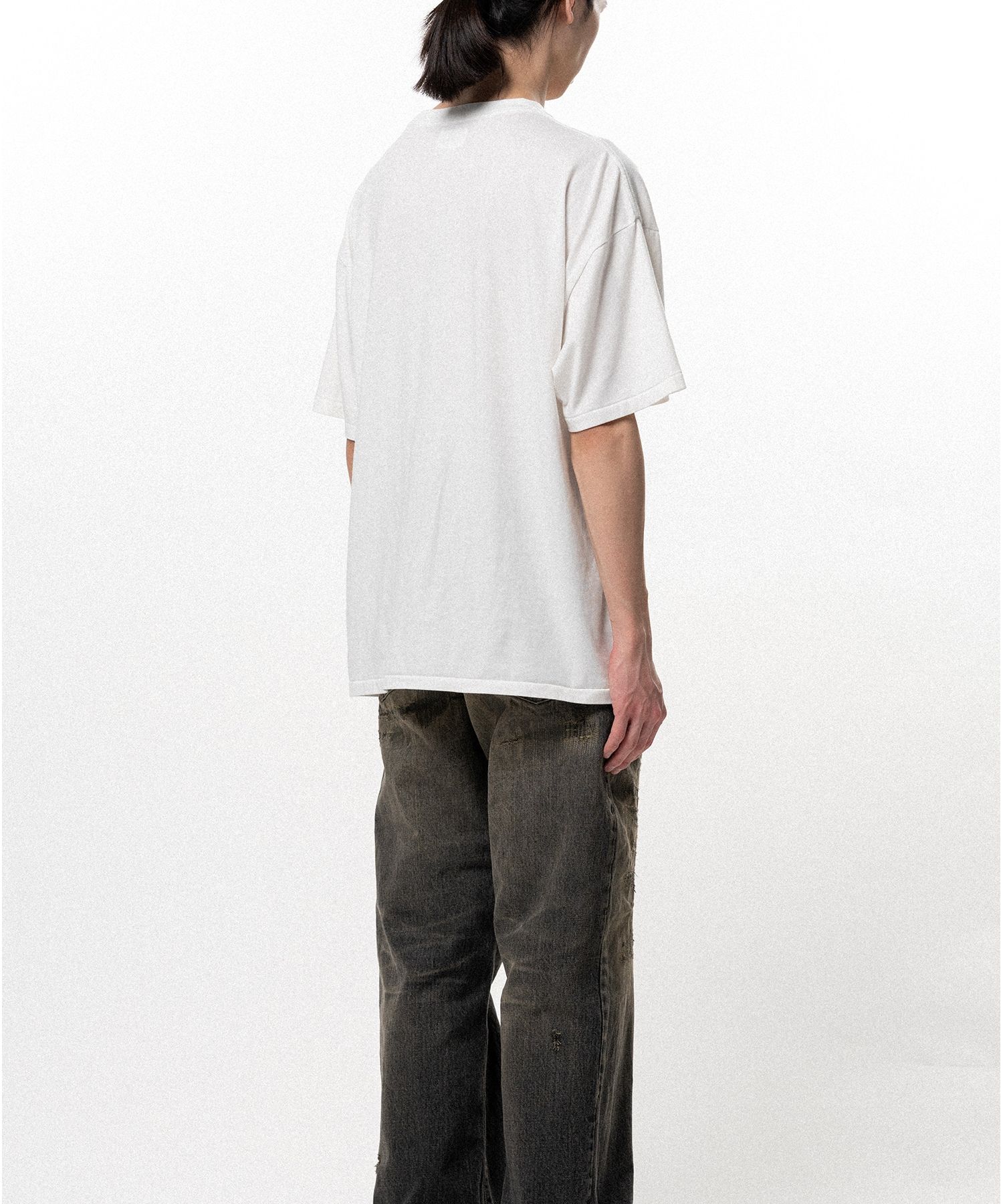 KAMIYA (カミヤ) / "SWEET SMILE" T-shirt / WHITE WHITE M