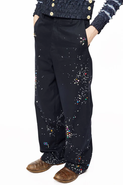 MASU (エムエーエスユー) / GALAXY STRAIGHT TROUSERS / M25F9PL001 / DARK NAVY / 46 DARK NAVY 46