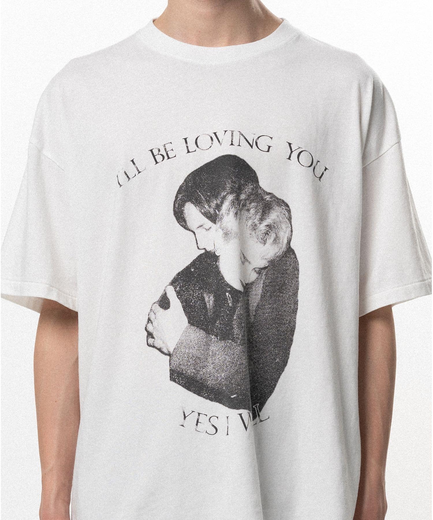 KAMIYA (カミヤ) / "LOVING" T-shirt / WHITE WHITE S