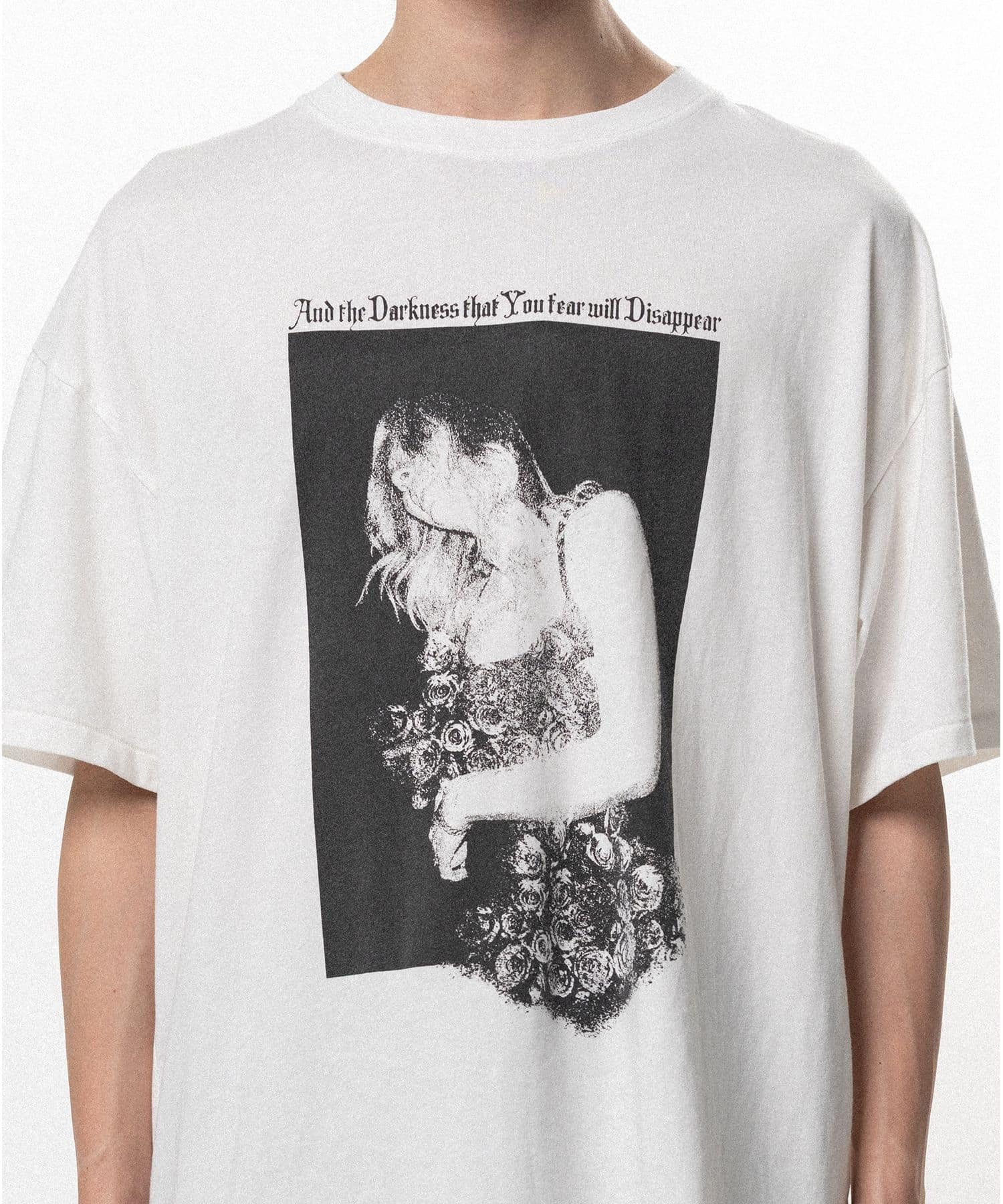  KAMIYA (カミヤ) / "SWEET SMILE" T-shirt / WHITE WHITE S