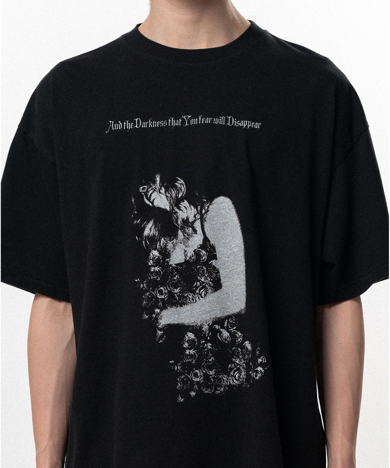 KAMIYA (カミヤ) / "SWEET SMILE" T-shirt / BLACK BLACK S