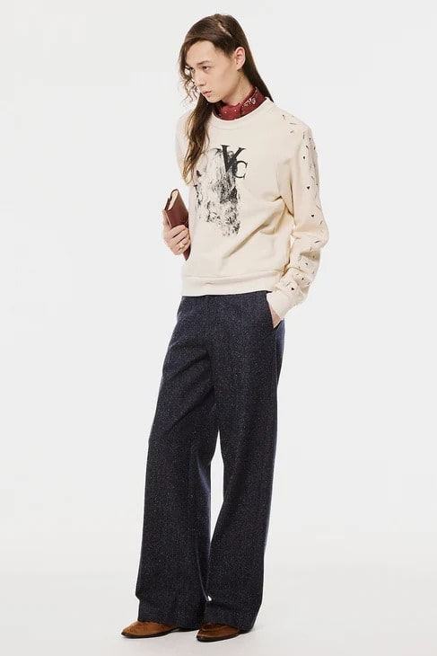 MASU (エムエーエスユー) / HEART HOLE VC SWEATSHIRT  / M26H9CS009 / IVORY IVORY 44