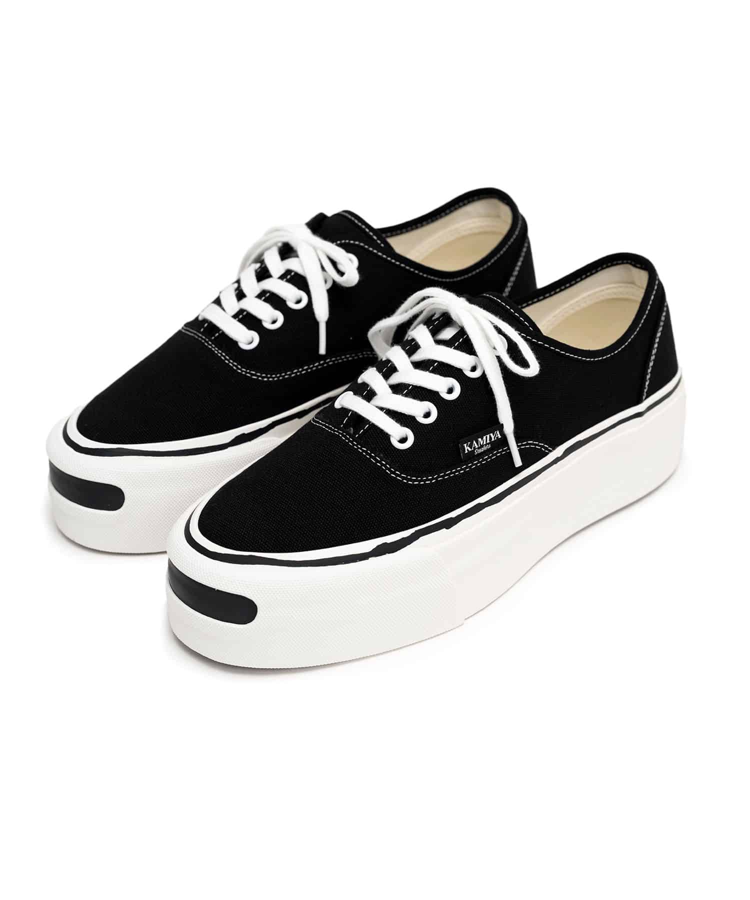  KAMIYA (カミヤ) / PLATFORM SNEAKER / G15FW701 / BLACK  	 BLACK 43