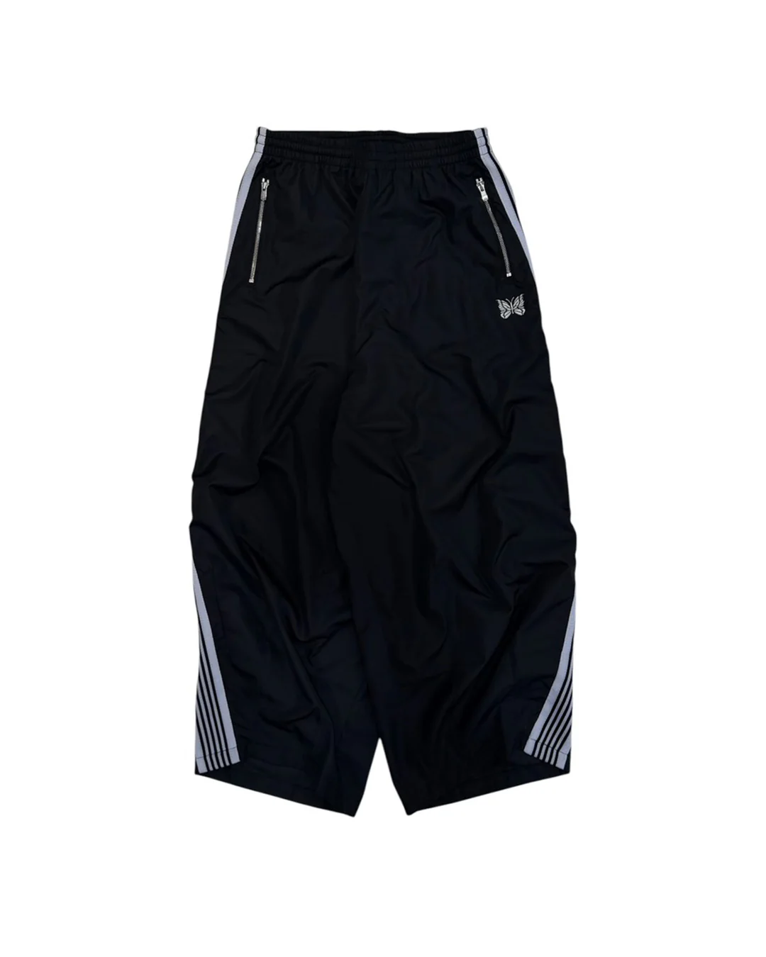 NEEDLES (ニードルズ) / EXCLUSIVE H.D NYLON TRACK PANTS / BLACK BLACK XS