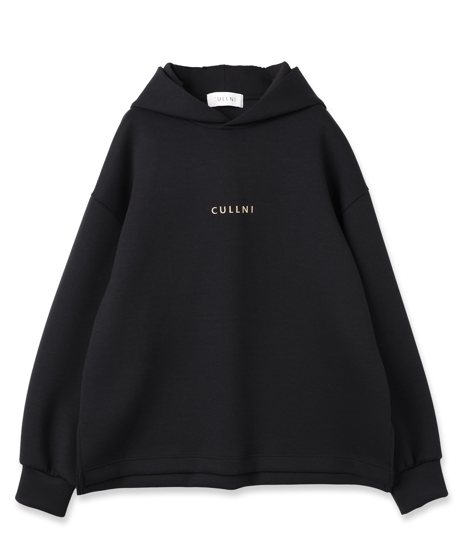 CULLNI(クルニ) / Logo Embroidery Hoodie(BLACK)(1 BLACK)｜ ザ